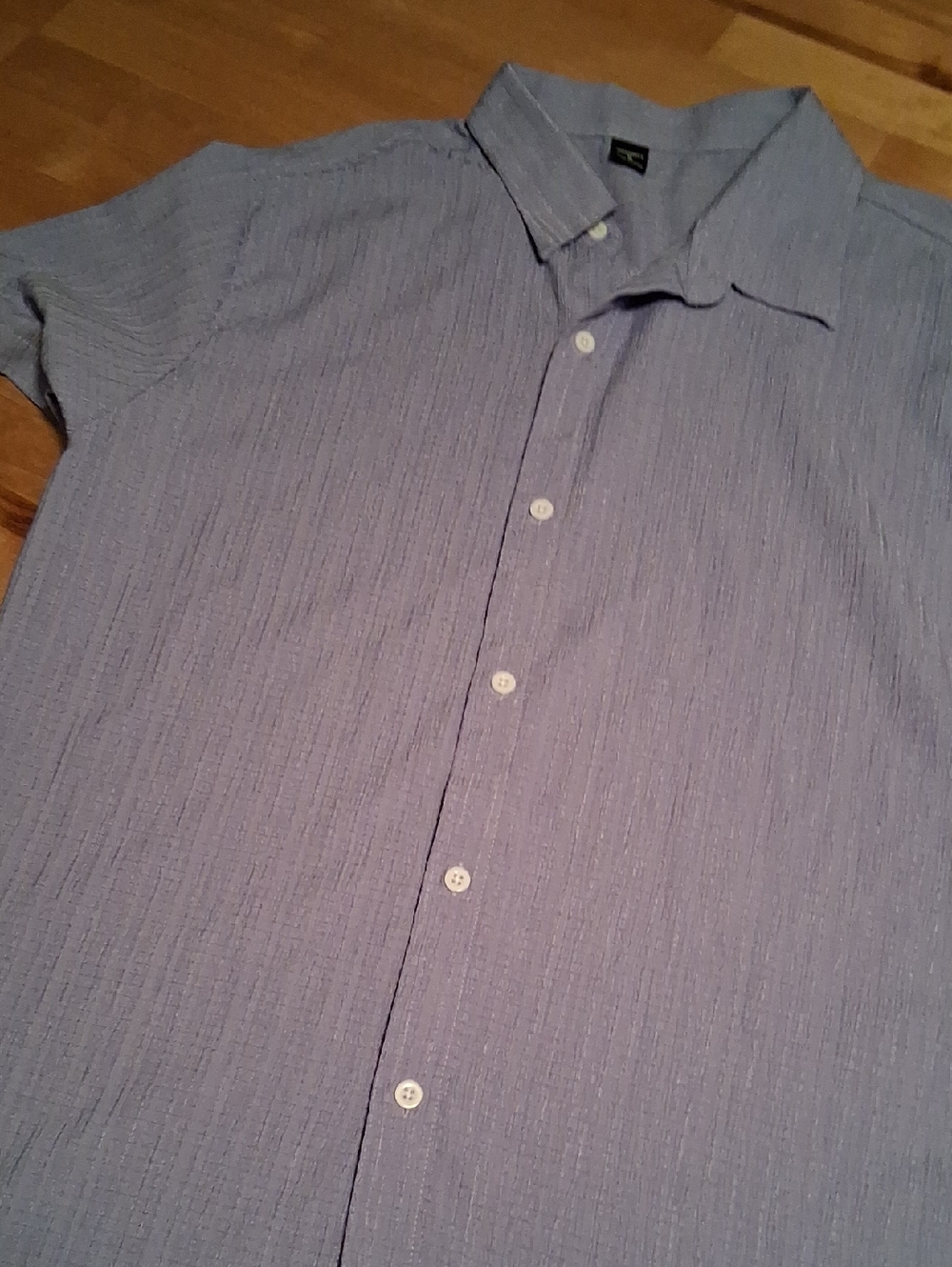 NFINITY Light Lavender Short-Sleeve Button-Down Shirt